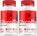 Gluco Bio Healthy Vitamin Capsules, GlucoBio Advanced Supplement, All Natural Formula to Maintain Healthy Levels, Maximum Strength Daily Formula, Gluco Bio Pills Reviews (2 Pack - 120 Capsules)