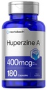 Horbäach Huperzine A 400mcg against 124; 180 Capsules against 124; Non- GMO, Gluten Free Supplement