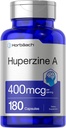 Horbäach Huperzine A 400mcg against 124; 180 Capsules against 124; Non- GMO, Gluten Free Supplement