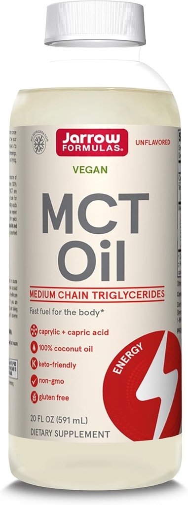 Jarrow Formulas MCT Olie, Fast Fuel til hjerne og muskel, 20 Fl. Oz.