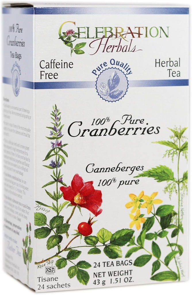 CELEBRATION HERBALS Tranebær Pure Quality 24, Greve, pakke med 1