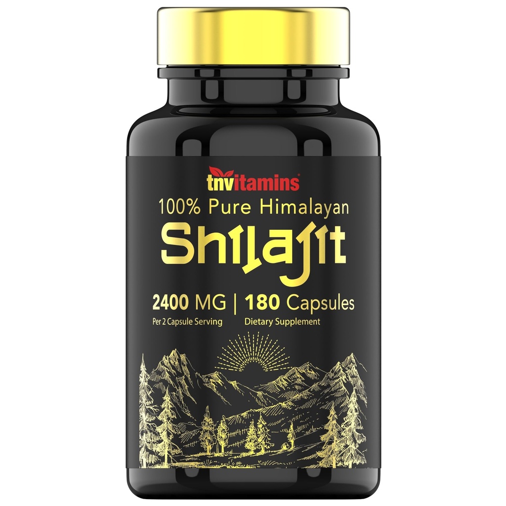 tnvitaminerne Shilajit Capsules 2400 MG - 180 Capsules