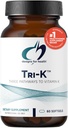 Design for sundhed TRI- K - Tre former for vitamin K + GG, høj potens supplement - 2000mcg vitamin K1, 500mcg K2 MK-4 - Non- GMO + Gluten Free (60 Softgels)