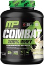MusclePharm Combat 100% Whey Protein Powder, Banana Milk Flavor, Hurtig Inddrivelse & Muscle Gain med Whey Protein Isolate, High Protein Powder for Kvinder & Mænd, Gluten Free, 5 LB, 70 Servering