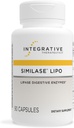 Integrative Therapeutics Applidase Lipo - fordøjelsestillæg for daglig enzymstøtte * - Gastrointestinal Health & Gut Support - Dairy- Free & Vegan - 90 kapsler (45 servere)