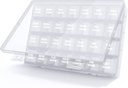 TookMag Månedlig Pill Organizer 28 Dag Pill Box, Rejser Medicin Pill Organizer, Store 4 uger 1 Måned Pill Sager med Dust- Proof Container til piller / Vitamin / Fish Oil / Kosttilskud