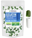 XPRS Nutra Størrelse 0 Tomme kapsler - 100 Tomme Gelatine kapsler - Piller gør det selv Capsule Filling - Pure Bovin Pill Gel Caps til Do- It- Yourself Kosttilskud (grøn / hvid)