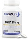 Patient 1 DHEA 25 mg 10 mg 12 4; supplement til understøttende positivt stof, energiniveauer og endokrine sundhed * 12 4; mikroniseret for forbedret absorption 124; 60 kapsler