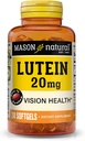 MASON NATURAL Lutein 20 mg med E-vitamin - sund vision og øje funktion, understøtter øje sundhed, 30 Softgels