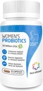 NutraBlast Vaginal Probiotika til kvinder Fordøjelsesmiddel, Intimate Balance, UT & Vaginal Sundhed - 50 Billion CFU - 6 Strops, Prebiotika, Cranberry Extract & D Mannose - Womens Probiotic (30 Greve)