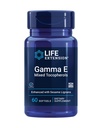 Life Extension Gamma E Blandede tocopheroler, sund aldring, E-vitamin tillæg, forstærket med Sesame lignians, Glutenfri, Non- GMO, 60 softgel