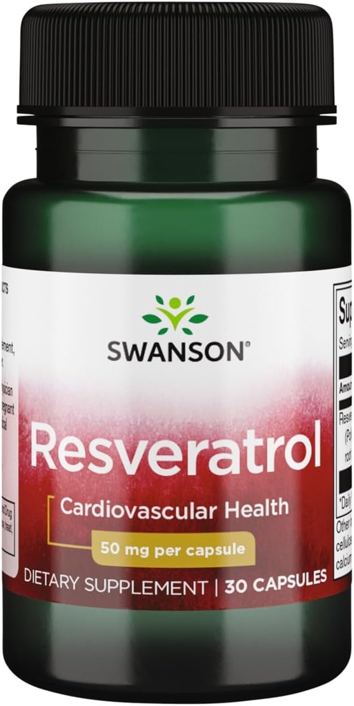 Swanson Resveratrol 50 50 Milligram 30 Kapsler