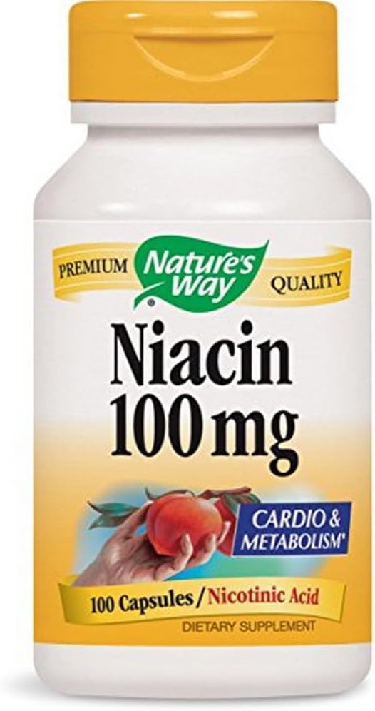 Nature 's Way Niacin, 100 kapsler (pakning med 4)