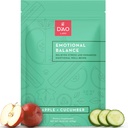 D 'AO Labs Følelsesmæssig Balance - Følelsesmæssig Balance Powder - Rolig & Stress Relief - Effervescent Pulver med Apple- Cuckumber Flavor - Xiao Yao San Traditional Kinesisk Herbal - 30 Individuelle Serveringer