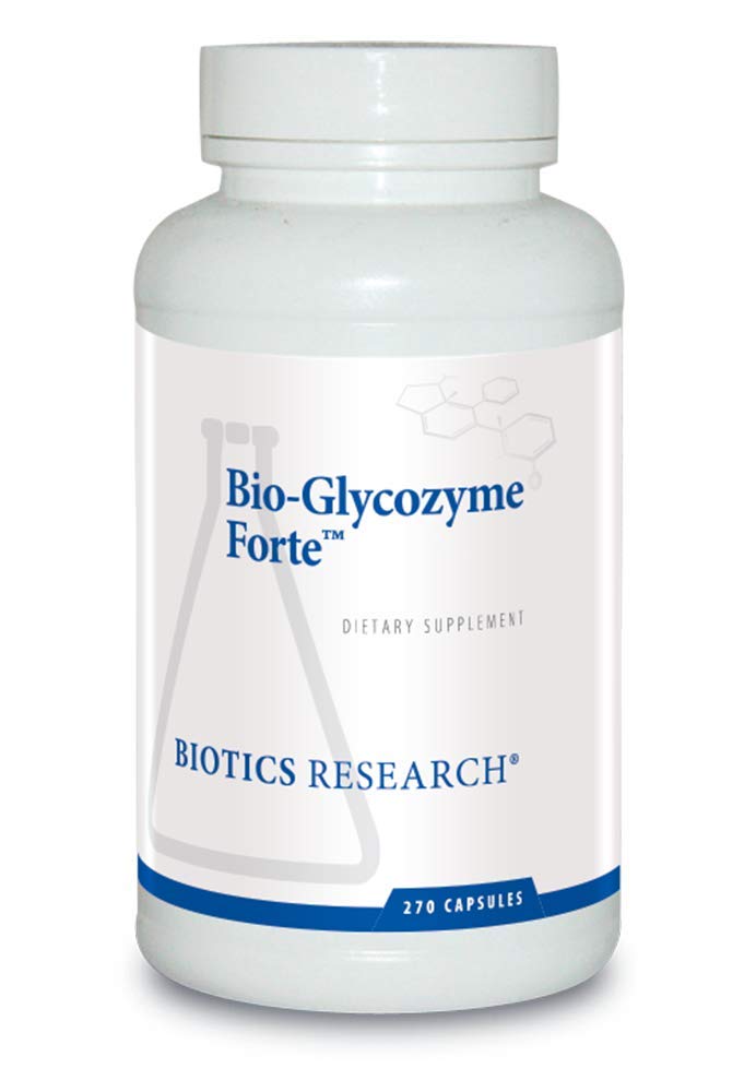 Bio Glycozyme Forte Multivitamin til Glycolytic Support, Vanadium, Zink, Chrom, Mangan, Inositol, Catalase, Sund Metabolisme og Homocystein 270 Kapsler