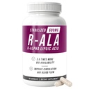 NERVE RENEW R- ALA Stabiliseret R Alpha Lipoic Acid 600 mg Nerve Support 60 Kapsler