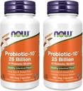 Nu fødevarer Probiotic- 10 25 milliarder, 100 greve (pakke med 2)