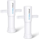 Memine EZ Bites Relief Suge Tool - 2 Pack Bee Sting og Bite Itch Relief Sucker, Venom Extractor for Saliva / Venom Removal, Midlertidig Relief fra Itch og Hævelse, Kid- Friendly White