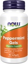Now Foods Kosttilskud, pebermynte Gels med ingefær & fennikel olie, enterisk coated, fordøjelsesstøtte *, 90 Softgels
