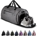 Fitgriff ® Gym taske til mænd og kvinder med Shoe & Wet Segment - Duffle taske til rejser, Sport, Fitness & træning
