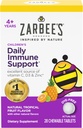 Zarbee 's Kids immunforsvar, C-vitamin, D & Zink Daglig Immunitet Vitaminer for børn 4 + År, Natural Tropical Fruit Flavor, 28 tyggetabletter