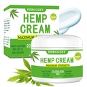 Hamp Cream 8.46 fl oz - Maksimal styrke - Natural Hamp Oil Extract Rub med Arnica, MSM, Turmerisk, Emu Oil, Aloe Vera - Muscles, Joints, Tilbage, Neck, Fingers, Elbues (240ML)