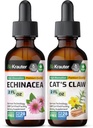 BIO KRAUTER Echinacea Tincture 2 Fl. Oz. & Cats Claw Tincture 2 Fl. Oz.