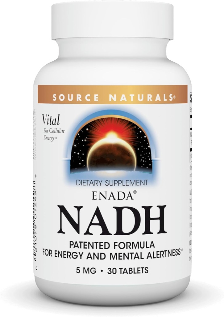 Source Naturals NADH 5mg, 30 tabletter
