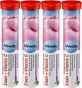 Mivolis Iron + C-vitamin brusetabletter - Kosttilskud 4 Pakninger x 20 stk