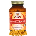 Infinity Gurkemeje Kapsler, høj potens Curcumin supplement, USDA Certified Organic Supplement med sort peber og ingefær, Rå, Vegan Gluten Free