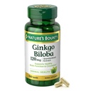 Naturens Bounty Ginkgo Biloba Kapsler 120mg, Hukommelse Support, Understøtter Brain Funktion og Mental Alerness, 100 Kapsler