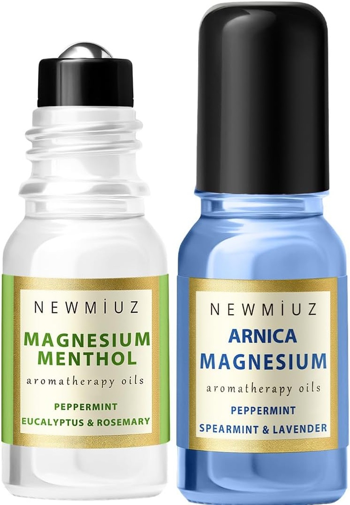 Magnesium Cooling Blend Roll On Pack of 2 - Perfekt Selfcare gave til fødselsdag jul eller stocking Stuffers