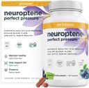 Eye Vitaminer med Bilberry Saffron Niacinamid CoQ10 til Optic Nerve Support - Bilberry Supplement til støtte for sunde øjenskader og retinal blodgennemstrømning - Neuroptene ® (60 kapsler)