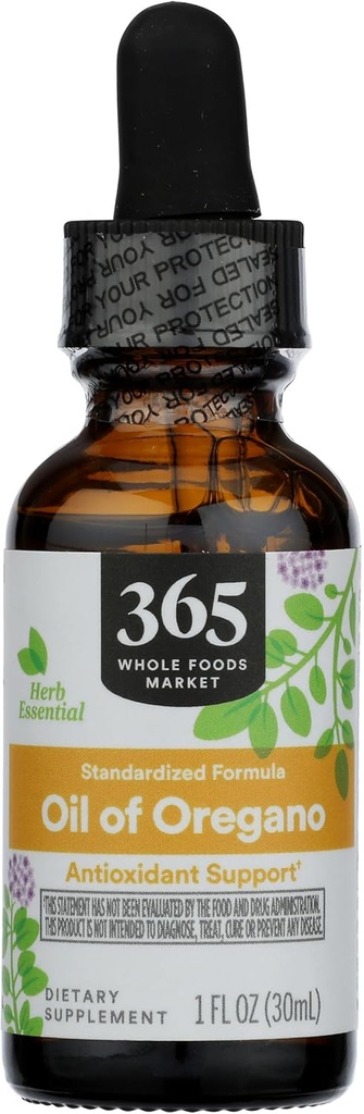 365 af Whole Foods Market, Oil of Oregano Liquid Extract, 1 Fl Oz