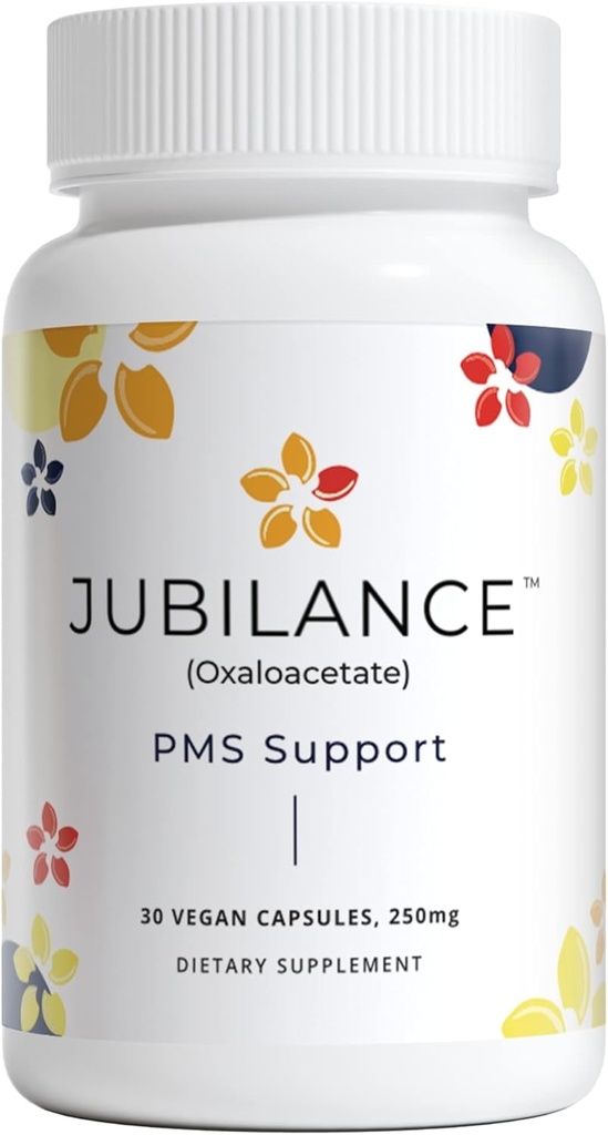 Jubilance PMS Support - Oxaloacetat PMS Relief Vitamin til kvinder (Nyt udseende, samme klinisk bevist formel)