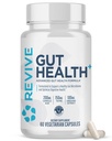 Revive MD Gut Health Kosttilskud til mænd og kvinder - Daglig Gut reparation & fordøjelsesstøtte Formel med Thyme, Oregano & Milk Thistle - Vegan- Friendly, Gluten- Free - 60 Vegetariske kapsler