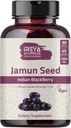 Jamun Seed 1000mg (90 kapsler) - Indian BlackBerry (Eugenia Jambolana) Ayurvedic Herb, 45 - Day Supply