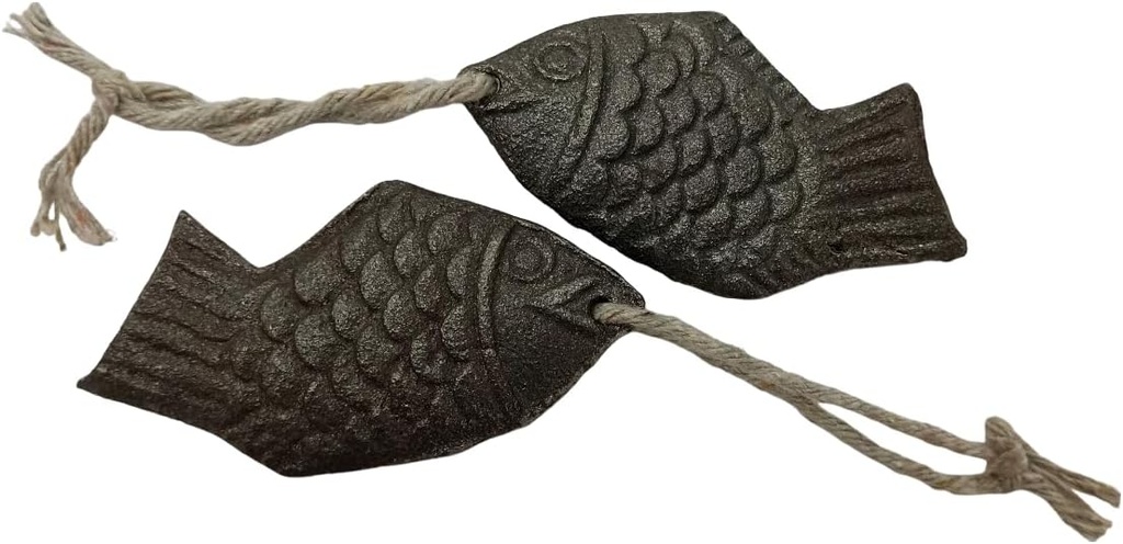 Iron Fish, 2 Pack Fish for Dificiency, En naturlig kilde til jern, Sikker madlavning værktøj til at tilføje til mad og vand, reducere risikoen for mangel, supplement til Gravide Kvinder & Veganere