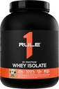 Regel 1 R1 Protein Whey Isolate - med 25g protein & 6g BCAA Eksklusivt fra Isolated & Hydrolyzed Kilder til træning Inddrivelse (5 pounds *, Café Mocha)