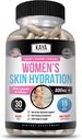 Kaya Naturals Skin Hydration Vitaminer - Kvindelige piller - Hud Enhancer Kapsler -Hydration Booster for kvinder - fremmer øget energi, Mood & Stamina - Reduktion i tørhed - 30 Veggie Kapsler