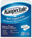 Kaopectate Multi- symptom Anti- Diarrheal & Upset Mavestigator, 28 kapsler, hvid