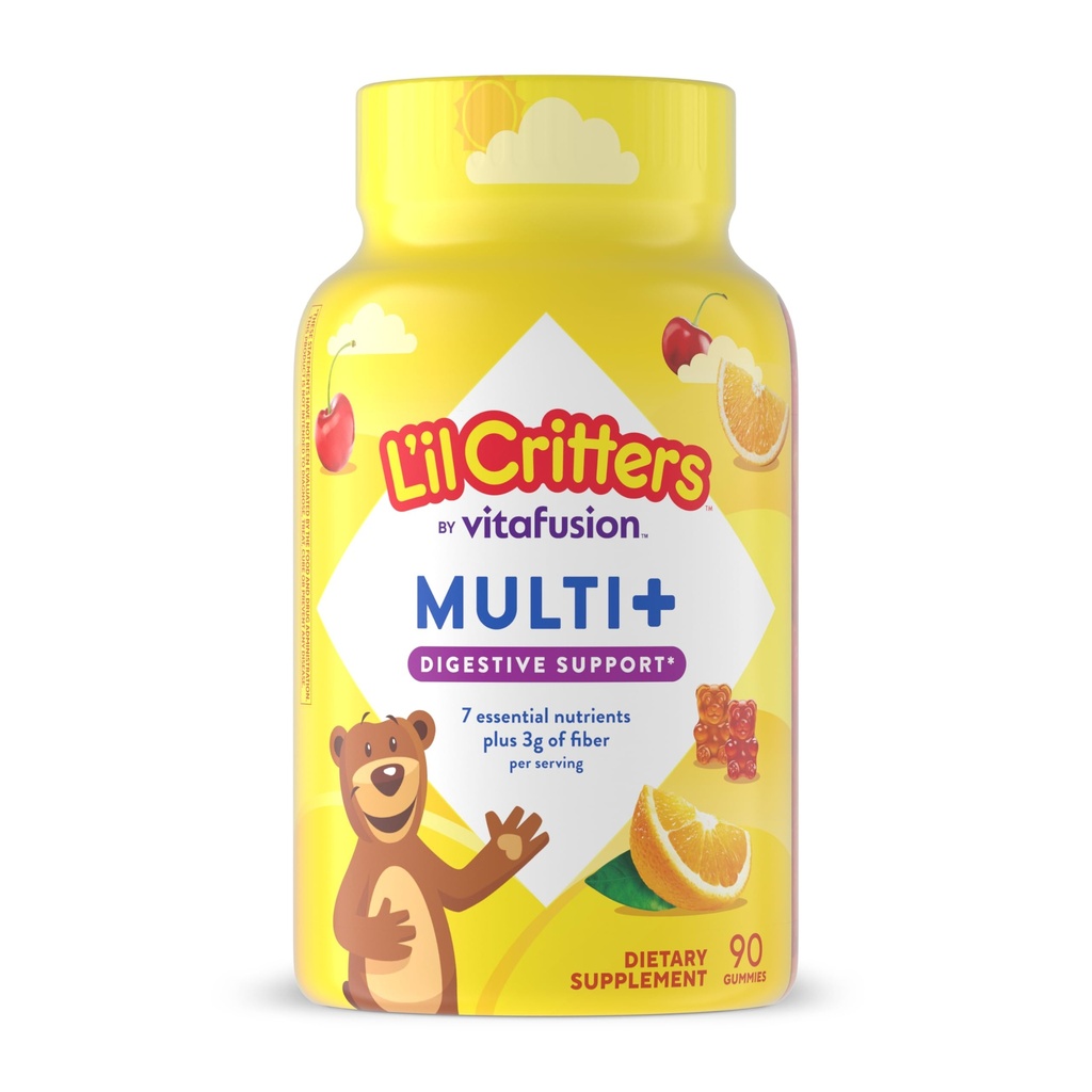 L 'il Critters Multi + fordøjelsesstøtte * 90ct