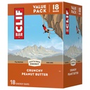 CLIF BAR - Crunchy Peanut Butter - Made with Organic Oats - 11g Protein - non-GMO - Plant based - Energy Bars - 2,4 oz. (18 Pack)