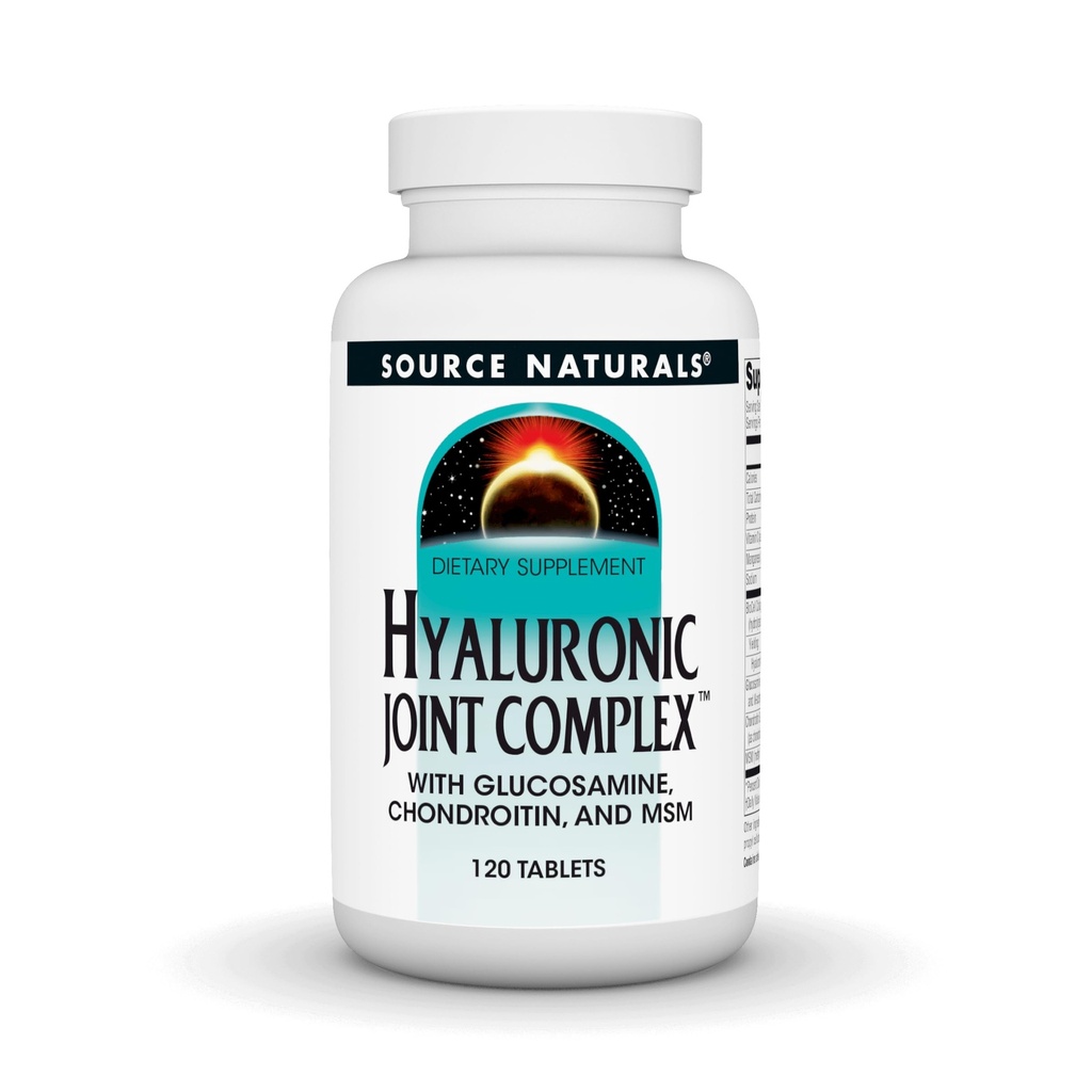 Kilde Naturals Hyaluronic Joint Complex med Glucosamin, Chondroitin & MSM Extra Strength - 120 tabletter