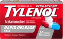 Tylenol Extra Strength Rapid Release Gelcaps - 24 ct, Pack of 2