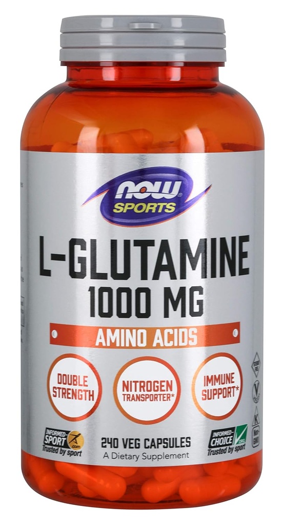 Foods L- Glutamin 1000 mg - 240 kapsler