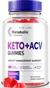 rize laboratorier Metabolic Solutions Keto + ACV Gummies for Advanced Weight Loss, Apple Cider Vincipes, Officielle anmeldelser (60 Gummies)