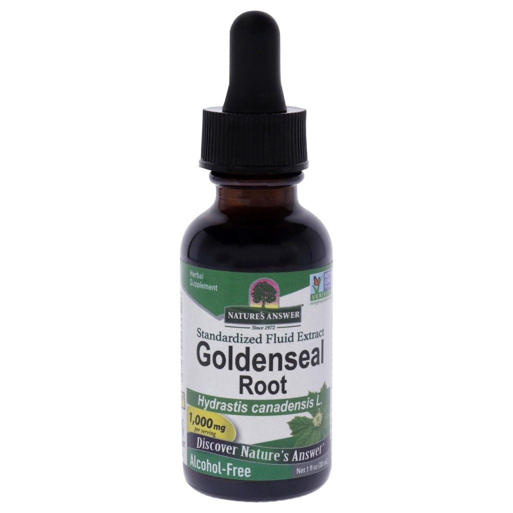 Naturens svar Goldenseal Root Dex124; Urtetillæg 124; Understøtter et sundt immunsystem