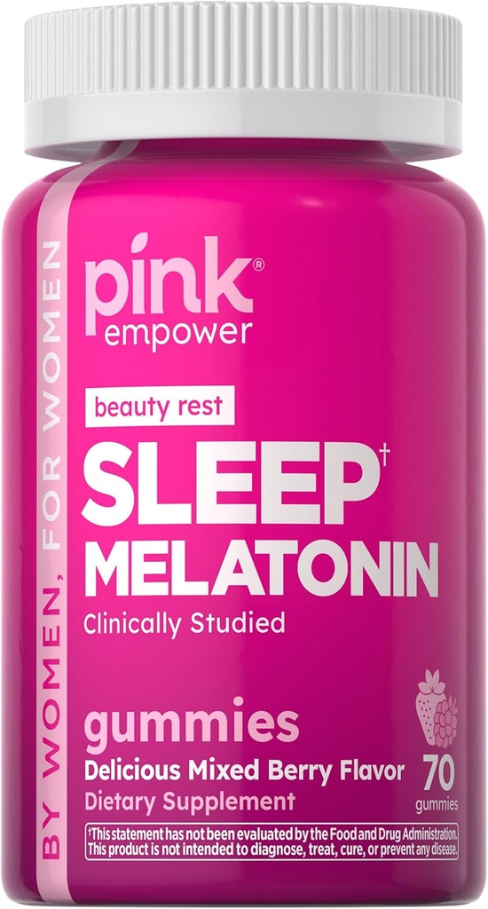 PINK Melatonin Gummies 10mg