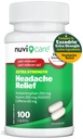 Hovedpine Relief med Acetaminophen 250 mg, Aspirin (NSAID) 250 mg, Koffein 65 mg - Midlertidig lindring af mindre ache & pains - Sammenlign med børn ekstra styrke smertelindring (100 kapsler)
